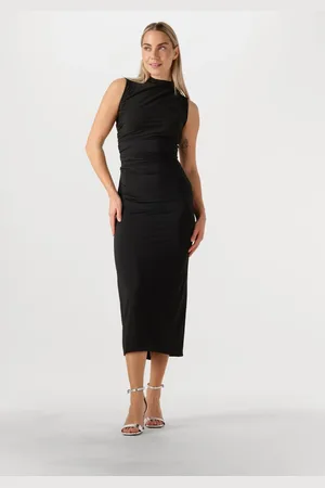 Rosemunde Dames Jurken Billie Sl Long Drape Dress - - Maat 34