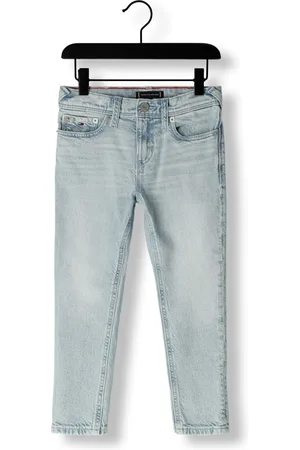 Tommy Hilfiger Jongens Jeans Scanton Y Slim Fit Bleach Jeans - - Maat 116
