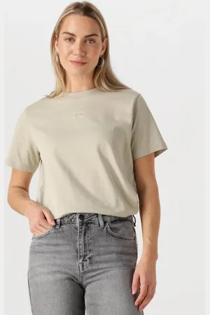 My Essential Wardrobe Dames Tops & T-shirts Seattlemw Logo Emb. Tee - - Maat XL