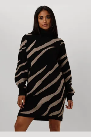 Object Dames Jurken Objray L/s Knit Rollneck Dress - - Maat S