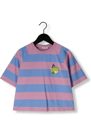 Daily Brat Meisjes Tops & T-shirts Striped T-shirt - - Maat 104/110