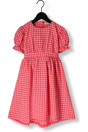 Daily Brat Meisjes Jurken Silly Checked Dress - - Maat 104/110