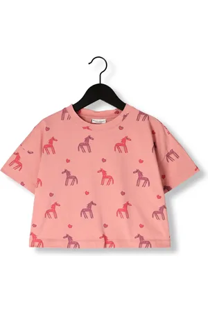 Daily Brat Meisjes Tops & T-shirts Stardust Horse Tshirt - - Maat 104/110