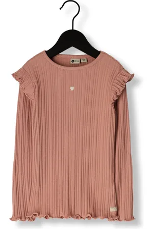 Daily7 Meisjes Tops & T-shirts T-shirt Ls Fancy Rib - - Maat 104