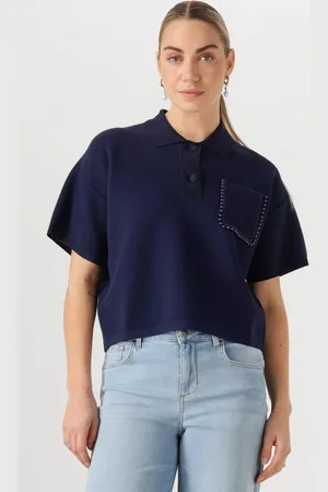 Liu Jo Dames Tops & T-shirts Maglia Chiusa M/l - - Maat XL
