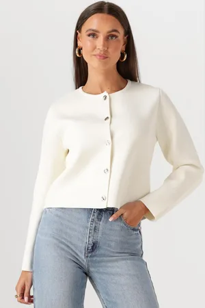 Neo Noir Dames Truien & Vesten Limi Smooth Knit Cardigan - - Maat 34
