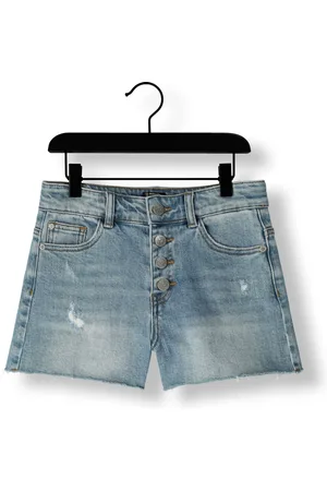 Indian Blue Jeans Meisjes Jeans Wide Denim Short Damaged - - Maat 128
