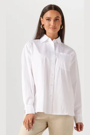 Neo Noir Dames Blouses Dalma C Poplin Shirt - - Maat 34