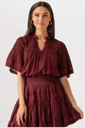 Neo Noir Dames Blouses Siama S Voile Blouse - - Maat 36