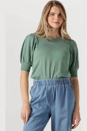 Minus Dames Truien & Vesten Liva Knit Tee - - Maat XL