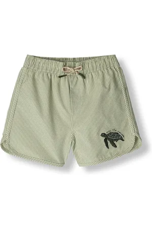 Salted Stories Jongens Zwemkleding Seersucker Swim Short - - Maat 62/68