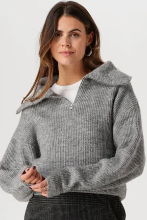 MSCH Dames Truien & Vesten Mschgytta Zip Pullover - - Maat XS/S