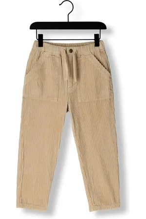 Rylee + Cru Jongens Broeken Oliver Pant Sand - - Maat 104/110