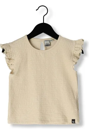 Indian Blue Jeans Meisjes Tops & T-shirts Ruffle Sleeve Cropped Top - - Maat 128