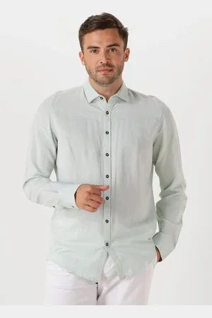 PME Legend™ Heren Overhemden Long Sleeve Shirt Ctn/linen - - Maat XL