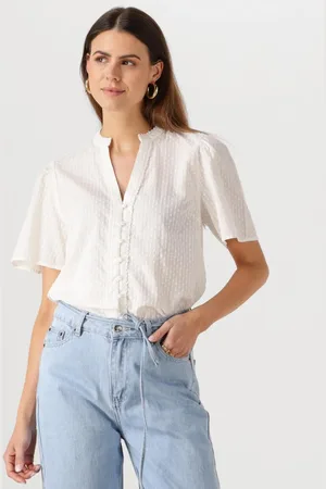 Y.A.S Dames Tops & T-shirts Yastia Ss Top S. Noos - - Maat 34