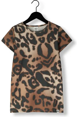 Alix the label Meisjes Jurken Animal Dress - - Maat 104