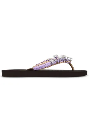 Uzurii Dames Slippers Marcrame Poodle Doodle - - Maat 37/38