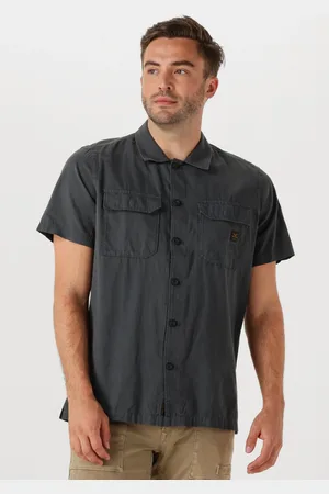 PME Legend™ Heren Overhemden Short Sleeve Shirt Ctn Bedford - - Maat XL