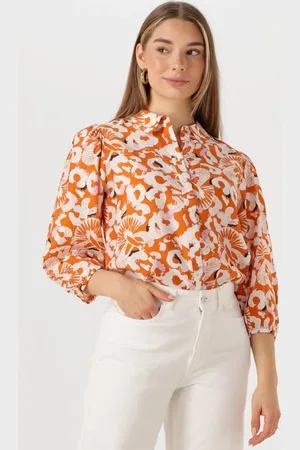POM Amsterdam Dames Blouses Adventure - - Maat 34