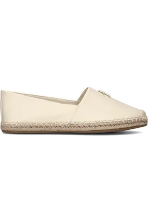 Tommy Hilfiger Dames Espadrilles Th Logo Leather Espadrille - - Maat 36