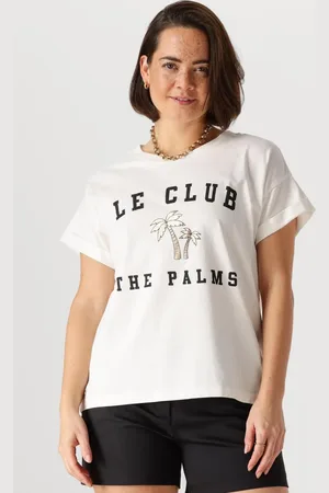 NUKUS Dames Tops & T-shirts Molly Shirt Palm Tree - - Maat XL
