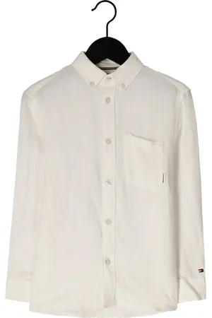 Tommy Hilfiger Jongens Overhemden Linen Blend Relaxed Shirt Ls - - Maat 104