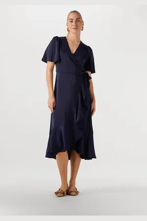 Y.A.S Dames Jurken Yasthea Midi Wrap Dress - - Maat 34