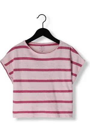 PLAY UP Meisjes Tops & T-shirts Striped Jersey T-shirt - - Maat 104