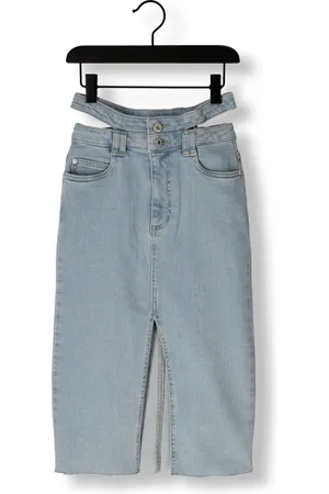 Frankie & Liberty Meisjes Rokken Denim Midi Skirt - - Maat 152