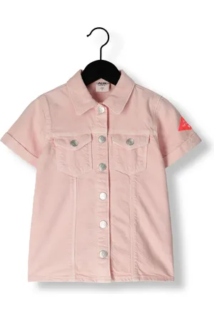 Alix the label Meisjes Jurken Linen Look Dress - - Maat 104