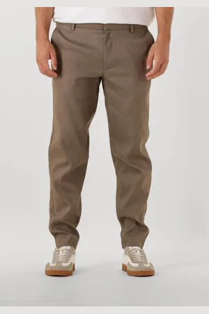 PLAIN Heren Broeken Theo Pl Linen - - Maat XL