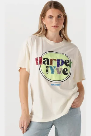 Harper & Yve Dames Tops & T-shirts Hotstuff-ss - - Maat XL