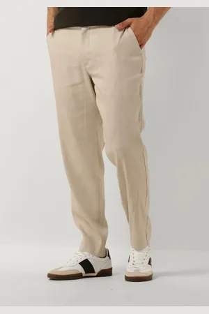 PLAIN Heren Broeken Theo Pl Linen - - Maat XL