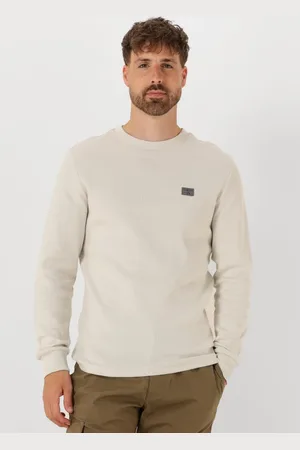 Calvin Klein Heren Truien & Vesten Woven Label Waffle Ls Tee - - Maat XL