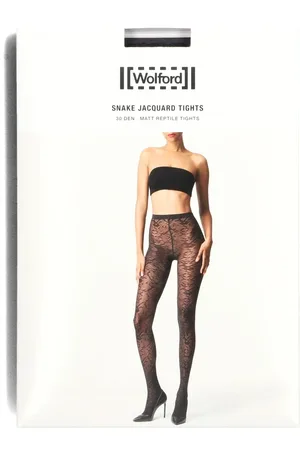Wolford Dames Beenmode Snake Jacquard Thights - - Maat S