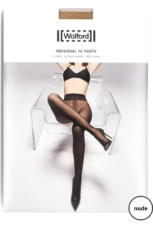 Wolford Dames Beenmode Individual 10 Tights - - Maat XL