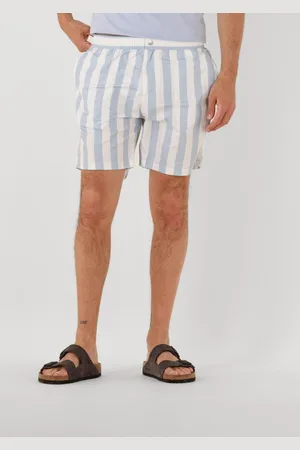 Scotch&Soda Heren Zwembroeken Striped Mid-length Swimshort - - Maat XL