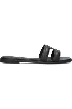 Tommy Hilfiger Dames Slippers Th Logo Strap Mule - - Maat 37