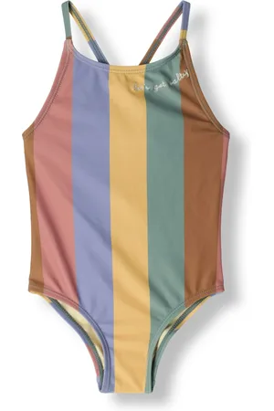 Salted Stories Meisjes Zwemkleding Stripe Swimsuit - - Maat 110/116