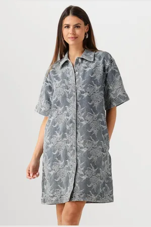 Y.A.S Dames Jurken Yasflamera Ss Denim Shirt Dress - - Maat 34