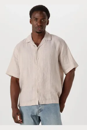 SELECTED Heren Overhemden Slhregkylian Ss Shirt Resort - - Maat XL