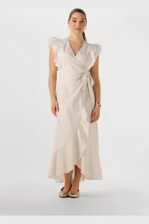 Object Dames Jurken Objhope Papaya S/s Wrap Dress - - Maat 34