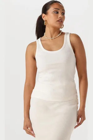 SELECTED Dames Tops & T-shirts Slfanna U-neck Tank Top - - Maat XS