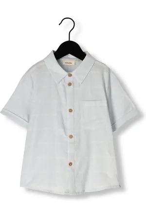 Lil Atelier Jongens Overhemden Nmmfrido Ss Loose Shirt Lil - - Maat 104