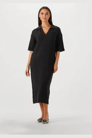 Y.A.S Dames Jurken Yascibyl 2/4 Long Knit Dress - - Maat XS