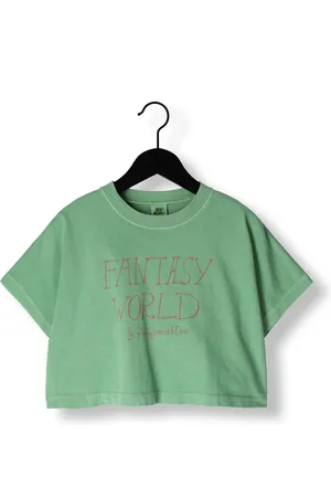 Jelly Mallow Meisjes Tops & T-shirts Fantasy World Cropped T-shirt - - Maat 104/110