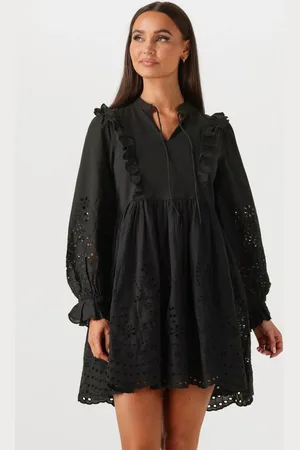 Y.A.S Dames Jurken Yasluma Ls Dress S. Noos - - Maat 34
