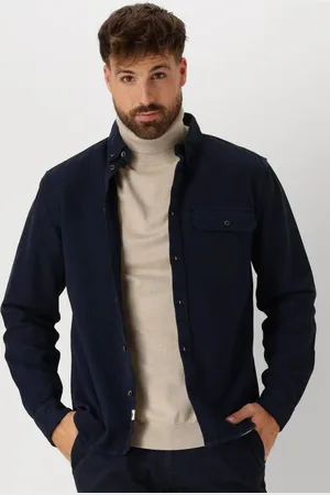 Anerkjendt Heren Overhemden Akkonrad Herringbone Shirt - - Maat XL