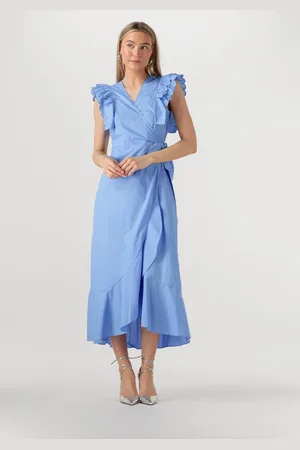 Object Dames Jurken Objhope Papaya S/s Wrap Dress - - Maat 34